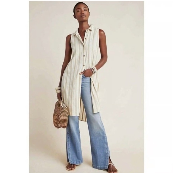 🆕Anthropologie Delphine Textured Tunic Dress Size XL NWT - Picture 3 of 12